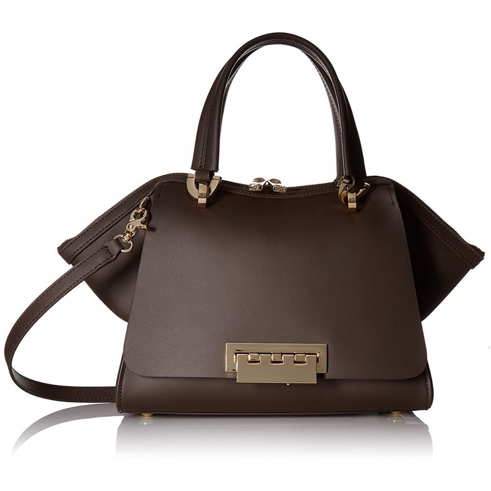 Zac Zac Posen Eartha Double Handle Top Zip Leather Bag